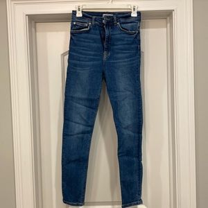 Zara stretchy boy skinny high waisted jeans